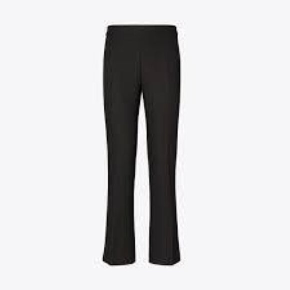 T-181. Tory Burch Crepe Track Pant Black US 6